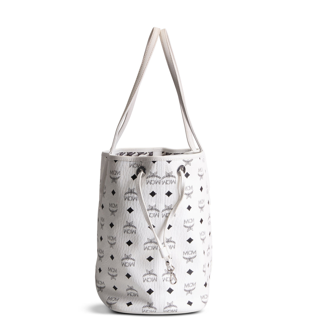 MCM Liz Visetos Reversible Tote w/ Pouch