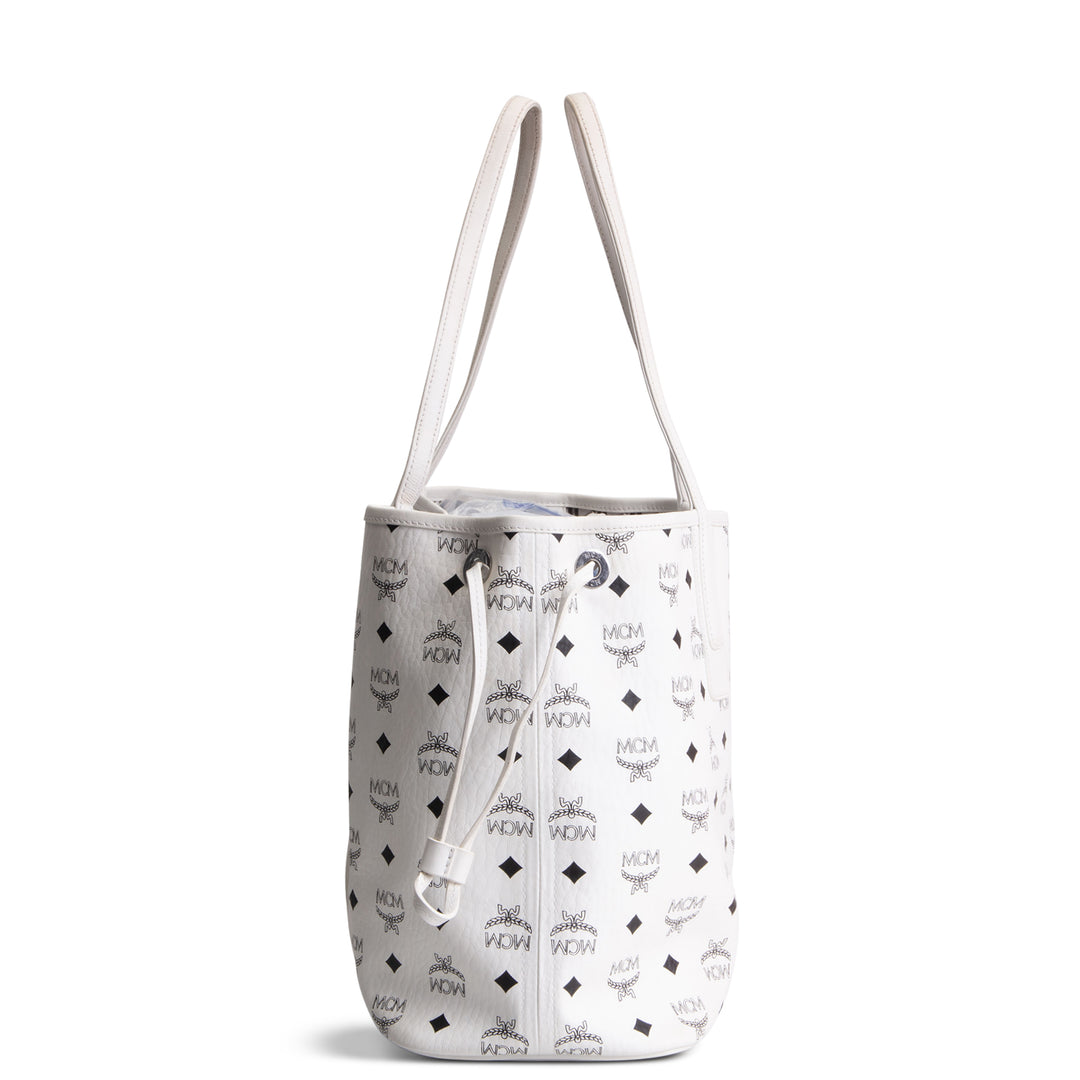 MCM Liz Visetos Reversible Tote w/ Pouch