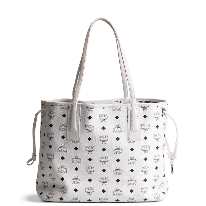 MCM Liz Visetos Reversible Tote w/ Pouch