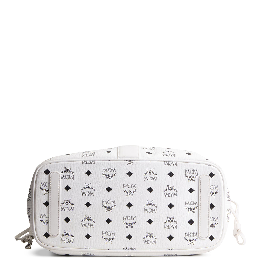 MCM Liz Visetos Reversible Tote w/ Pouch