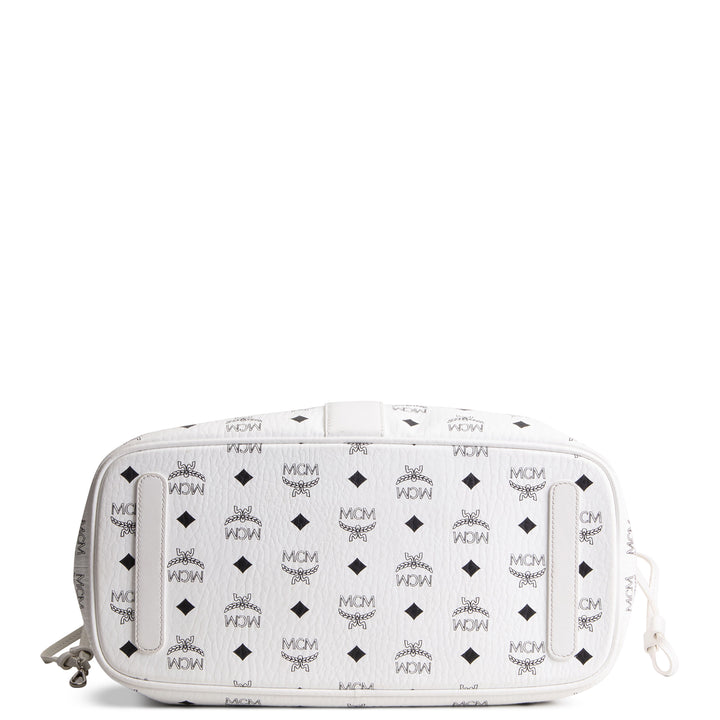 MCM Liz Visetos Reversible Tote w/ Pouch