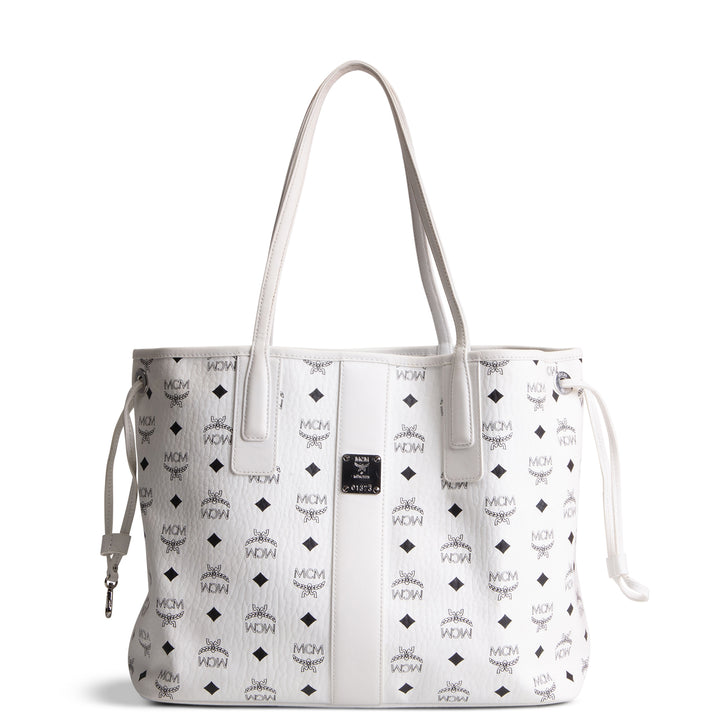 MCM Liz Visetos Reversible Tote w/ Pouch