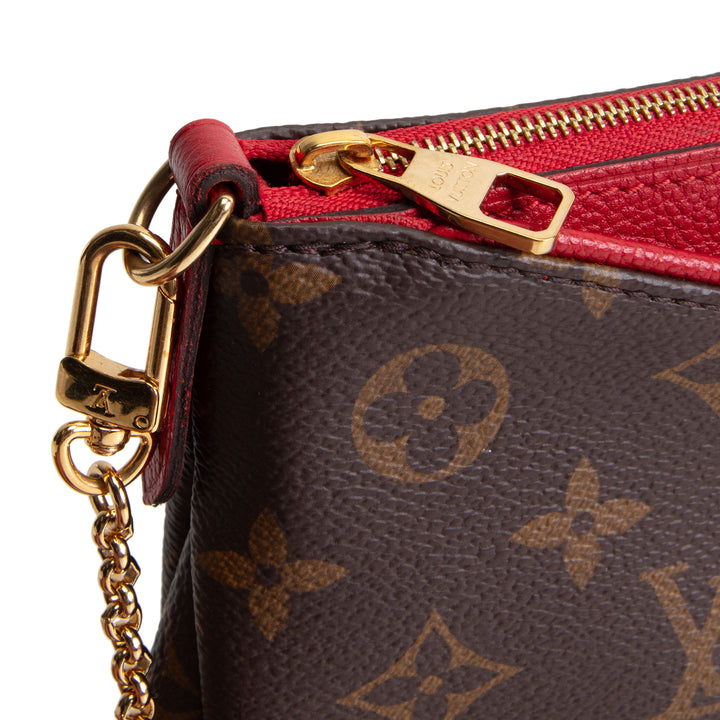 LOUIS VUITTON Monogram Pallas Clutch