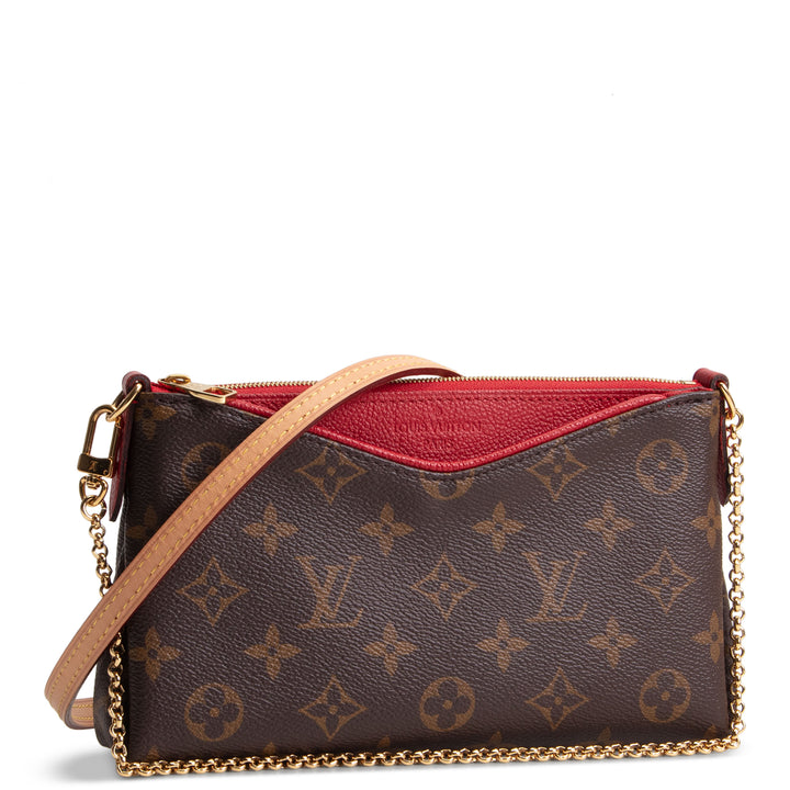 LOUIS VUITTON Monogram Pallas Clutch