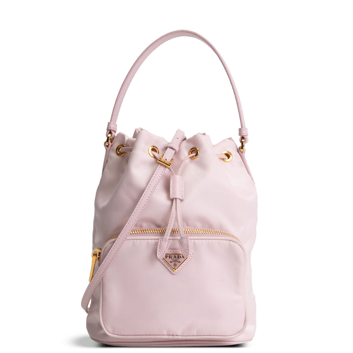 PRADA Re-Nylon Duet Bucket Bag - Pink