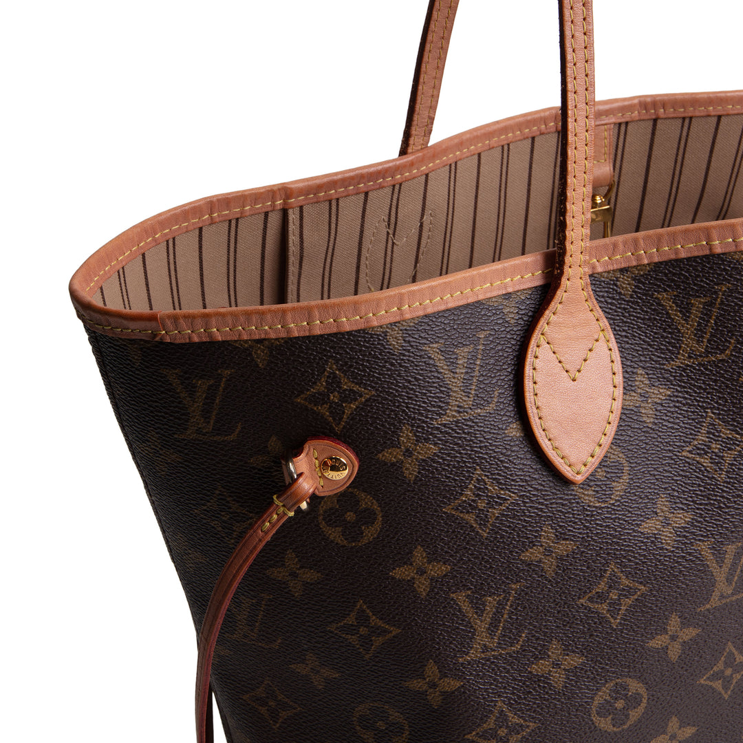 LOUIS VUITTON Neverfull MM Monogram w/ Pouch