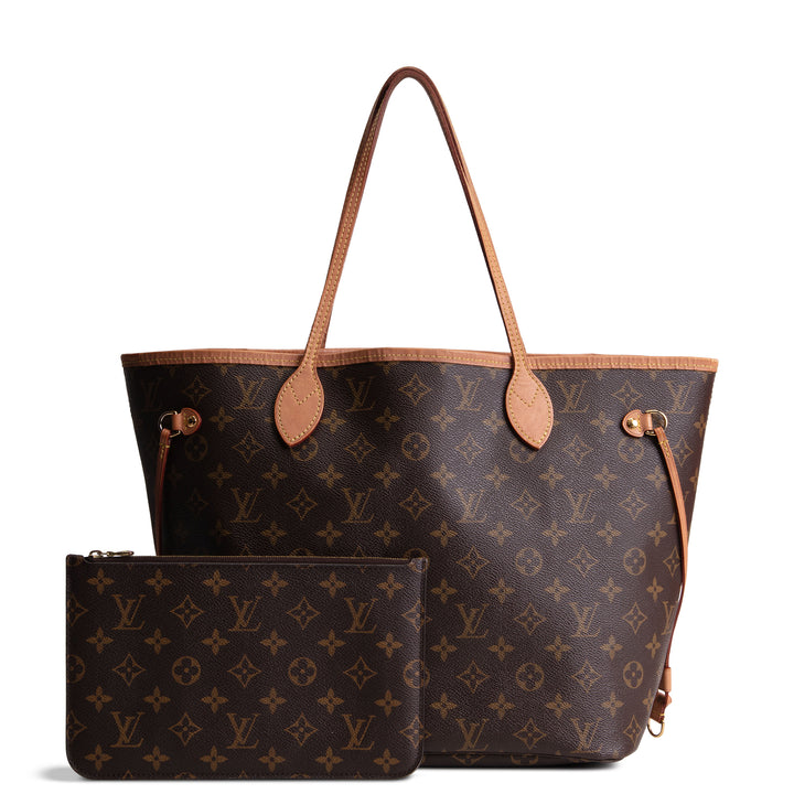 LOUIS VUITTON Neverfull MM Monogram w/ Pouch