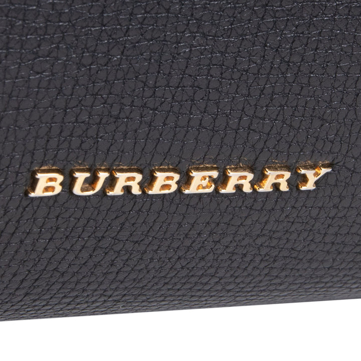 BURBERRY Calfskin Banner Tote - Python