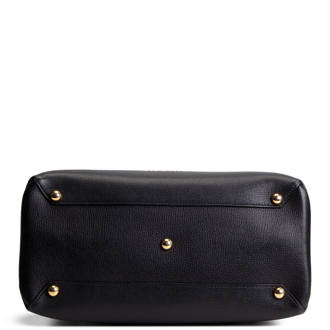 BURBERRY Calfskin Banner Tote - Python