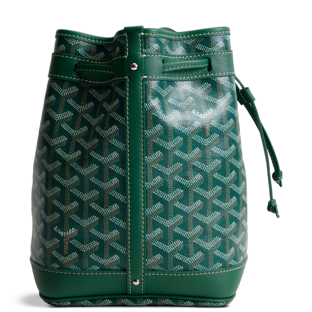 GOYARD Goyardine Petit Flot Bucket Bag - Green