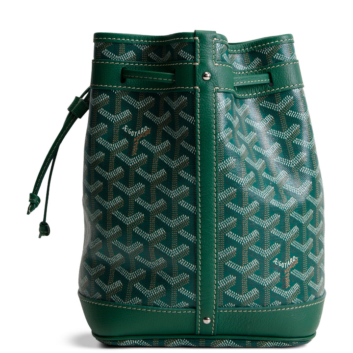 GOYARD Goyardine Petit Flot Bucket Bag - Green