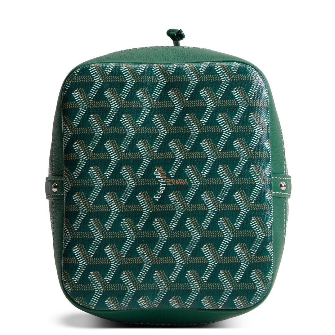 GOYARD Goyardine Petit Flot Bucket Bag - Green