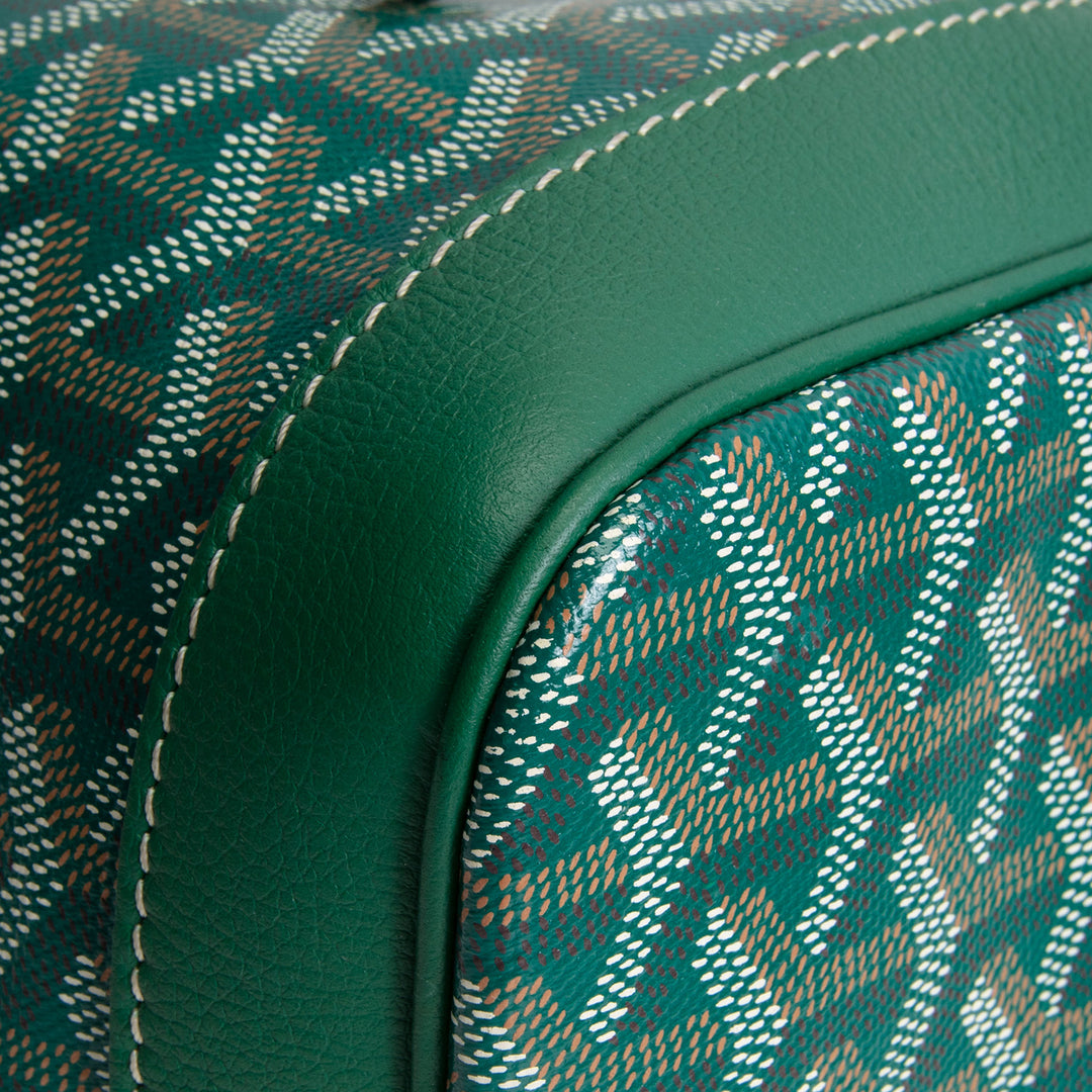 GOYARD Goyardine Petit Flot Bucket Bag - Green