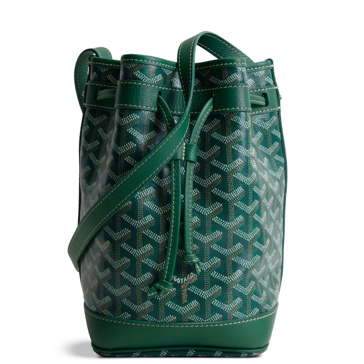 GOYARD Goyardine Petit Flot Bucket Bag - Green