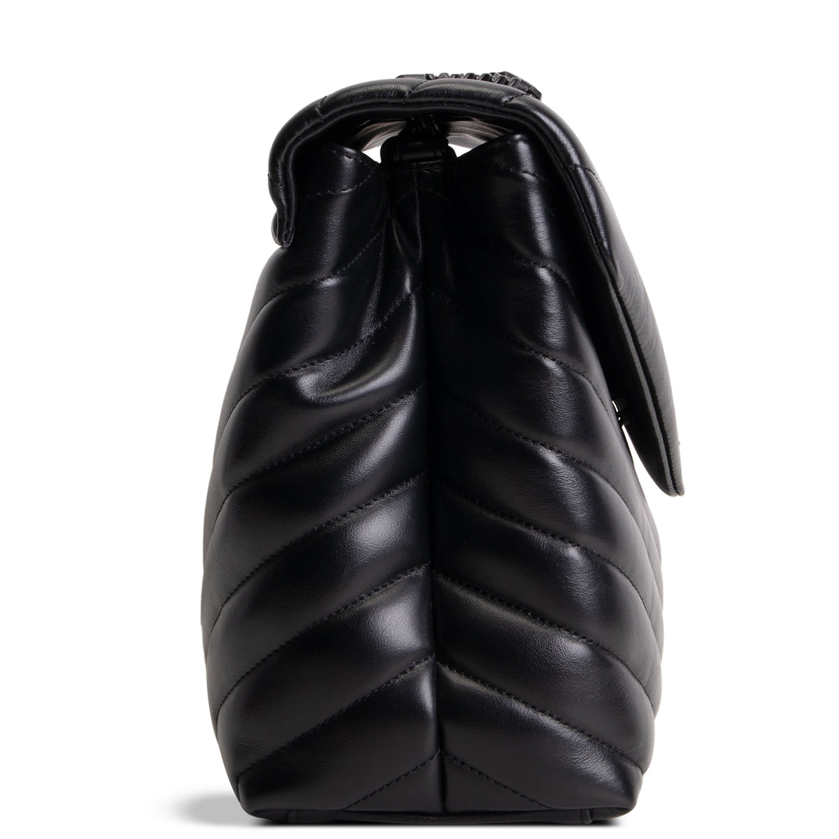 SAINT LAURENT Medium Loulou Shoulder Bag - Black