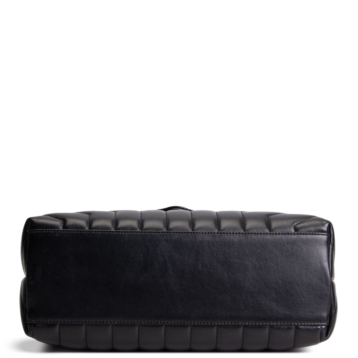SAINT LAURENT Medium Loulou Shoulder Bag - Black