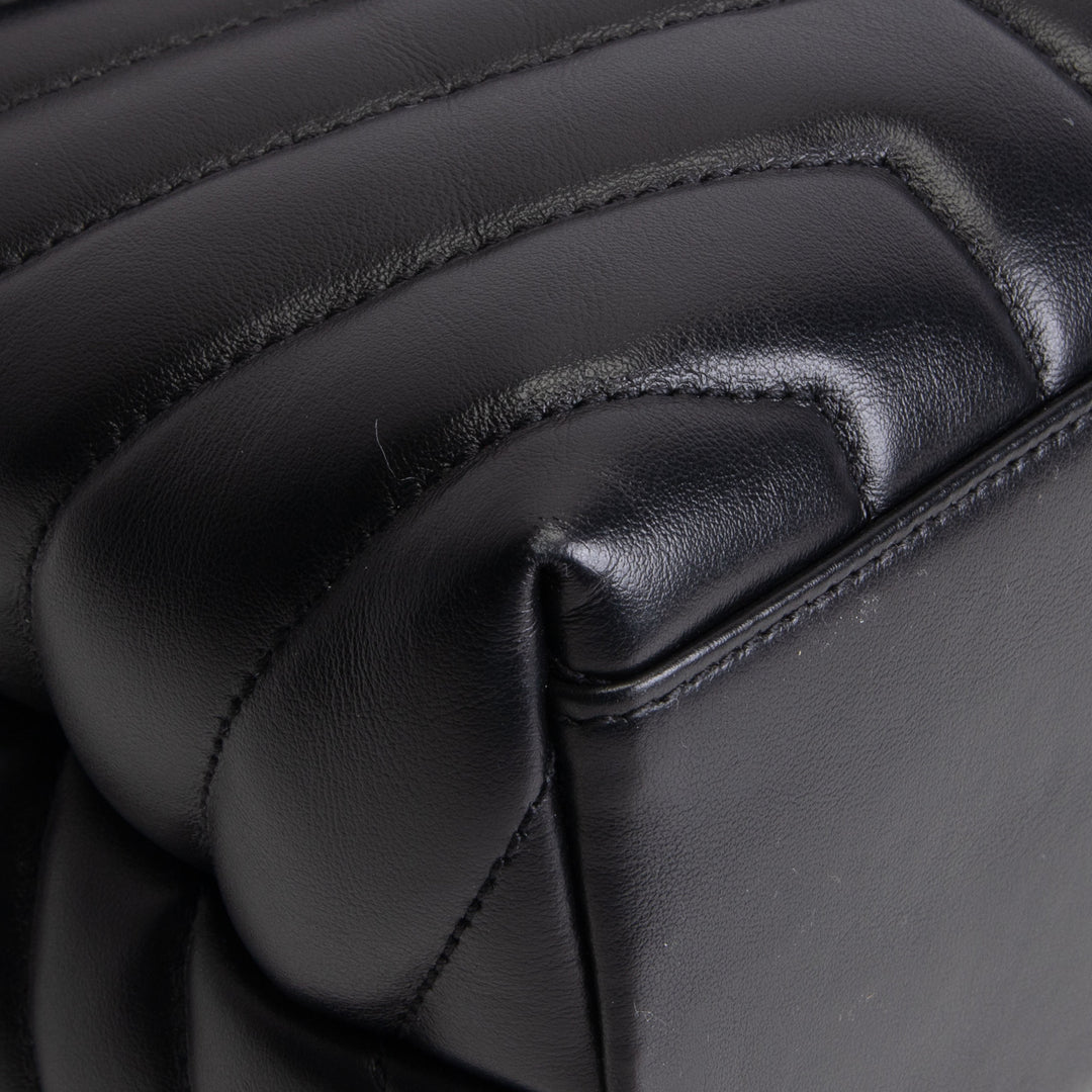 SAINT LAURENT Medium Loulou Shoulder Bag - Black