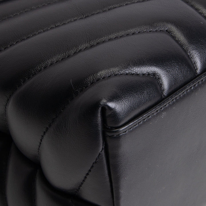SAINT LAURENT Medium Loulou Shoulder Bag - Black