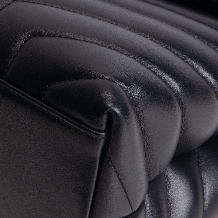 SAINT LAURENT Medium Loulou Shoulder Bag - Black