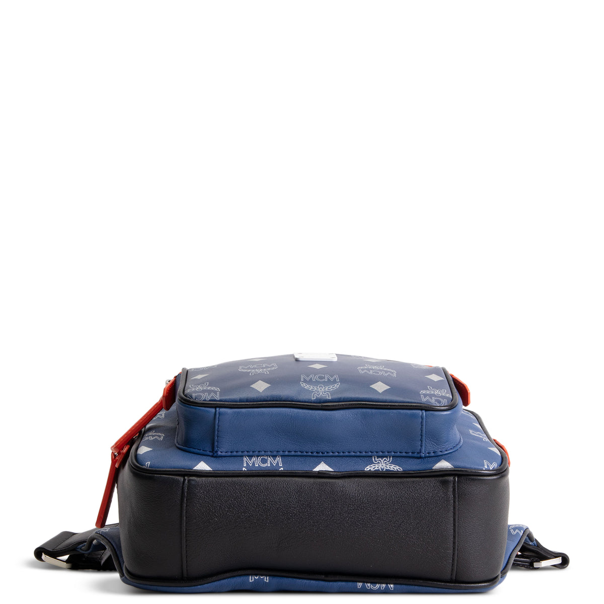 MCM Visetos Resnick Belt Bag - Blue/Orange