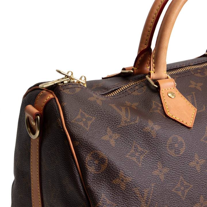 LOUIS VUITTON Monogram Speedy Bandouliere 35