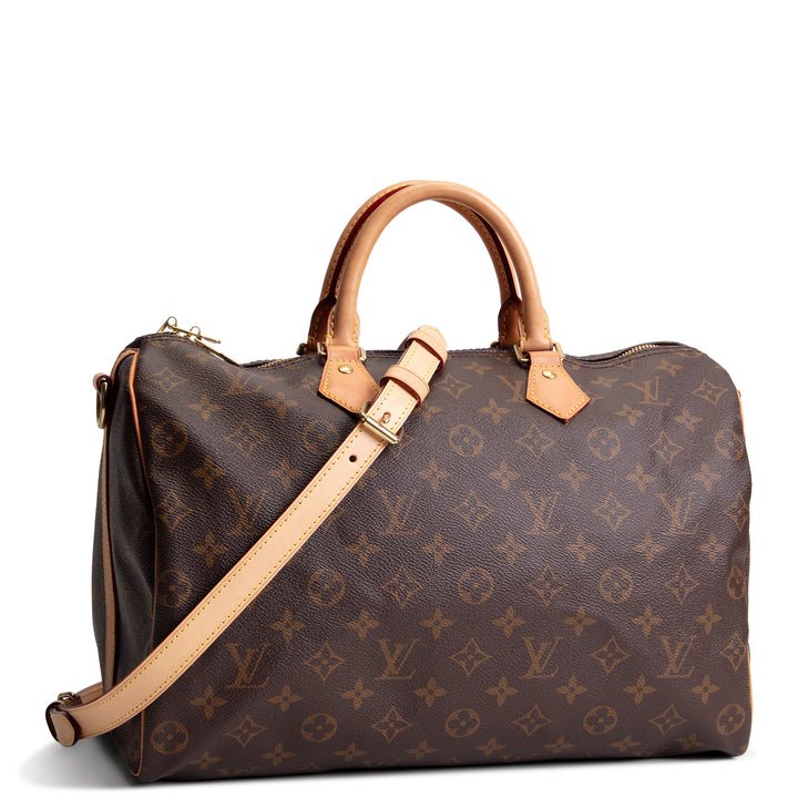LOUIS VUITTON Monogram Speedy Bandouliere 35