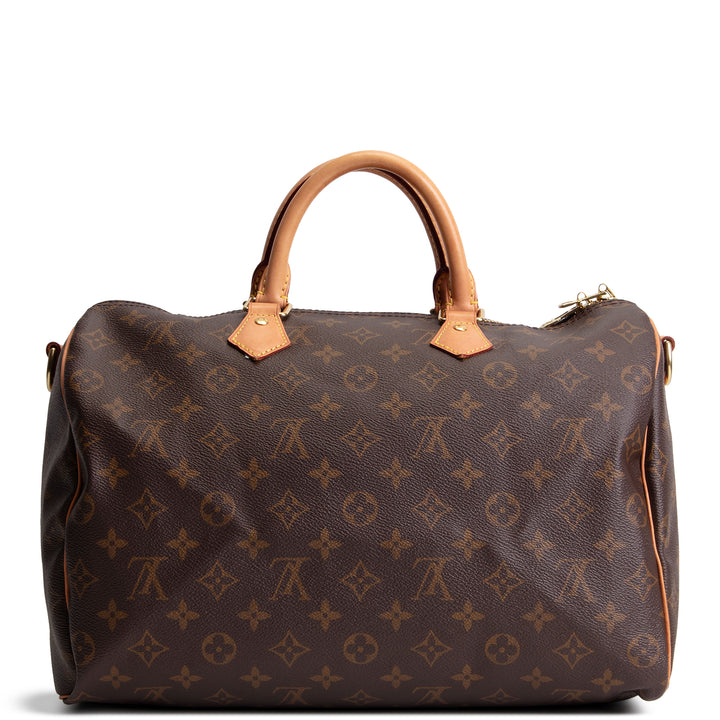LOUIS VUITTON Monogram Speedy Bandouliere 35