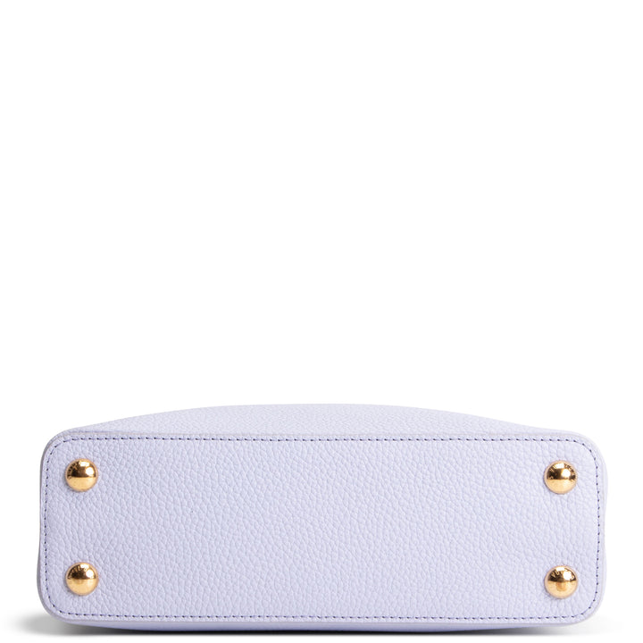 LOUIS VUITTON Taurillon Capucines BB - Lilac/Cream