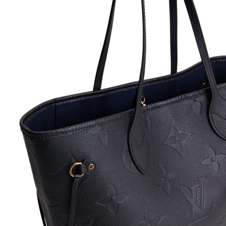 LOUIS VUITTON Monogram Giant Empreinte Neverfull w/ Pouch MM