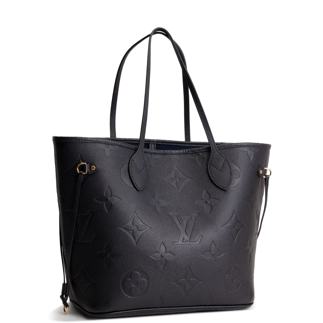 LOUIS VUITTON Monogram Giant Empreinte Neverfull w/ Pouch MM