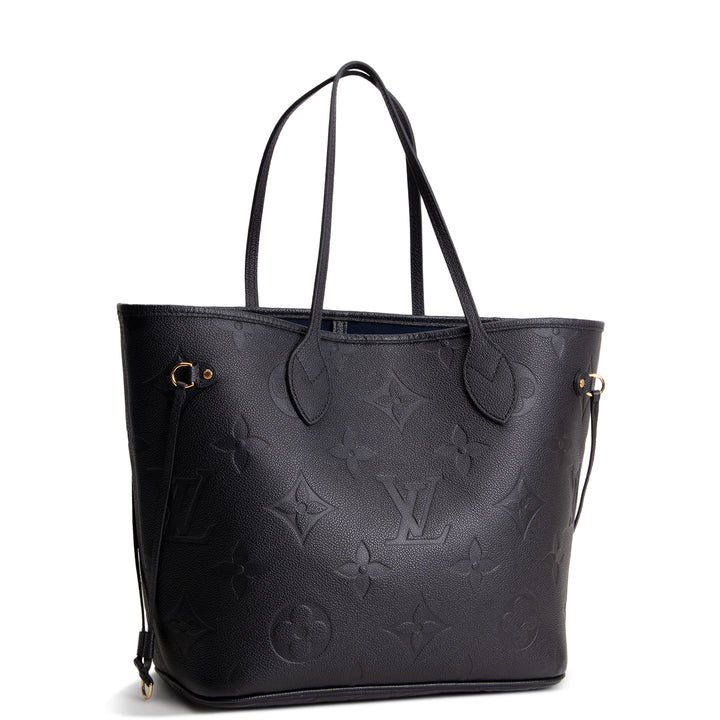 LOUIS VUITTON Monogram Giant Empreinte Neverfull w/ Pouch MM