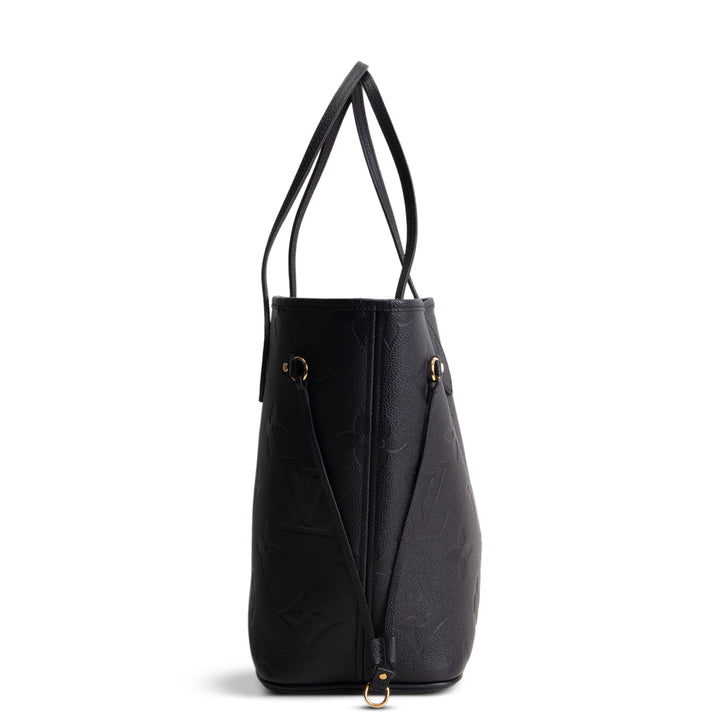 LOUIS VUITTON Monogram Giant Empreinte Neverfull w/ Pouch MM