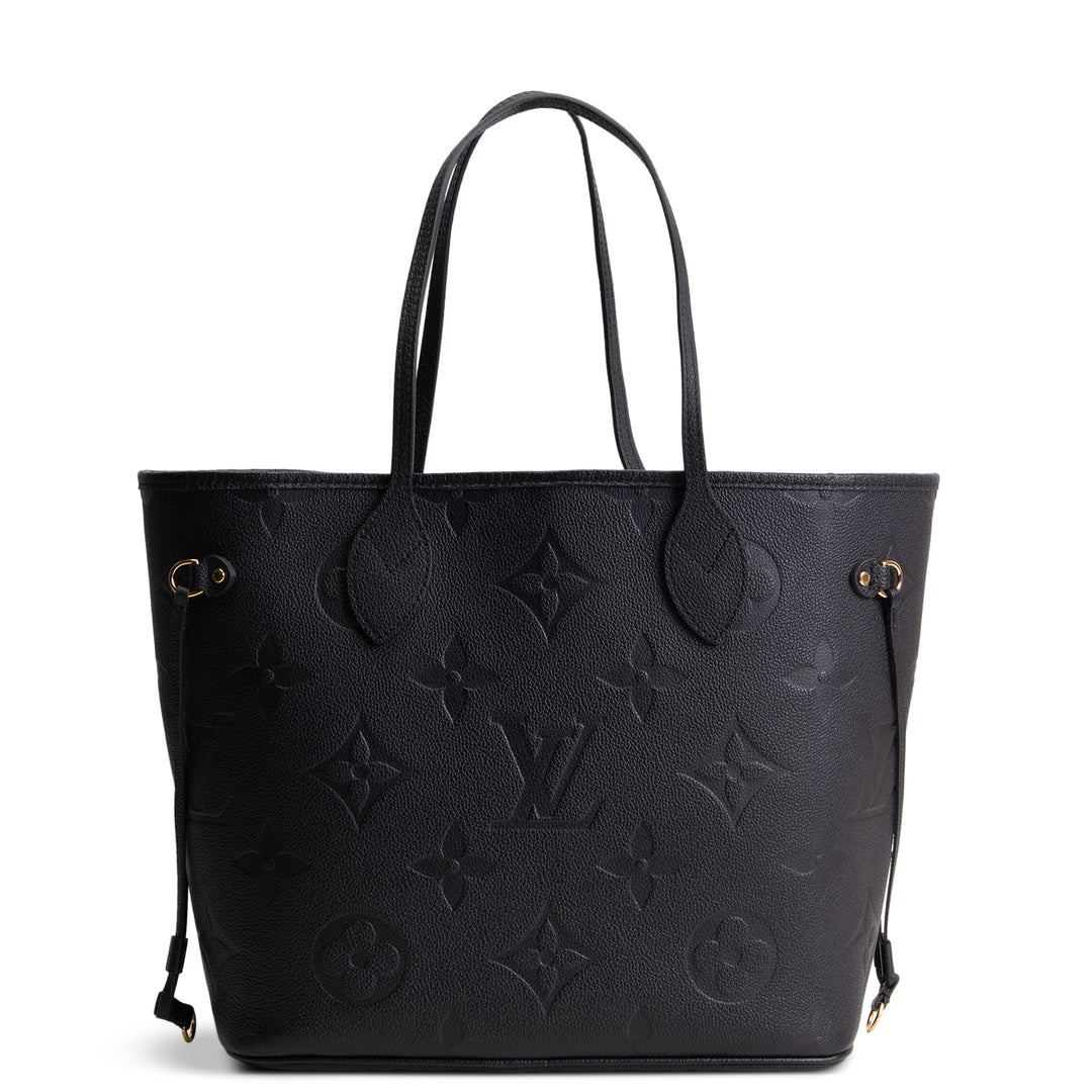LOUIS VUITTON Monogram Giant Empreinte Neverfull w/ Pouch MM