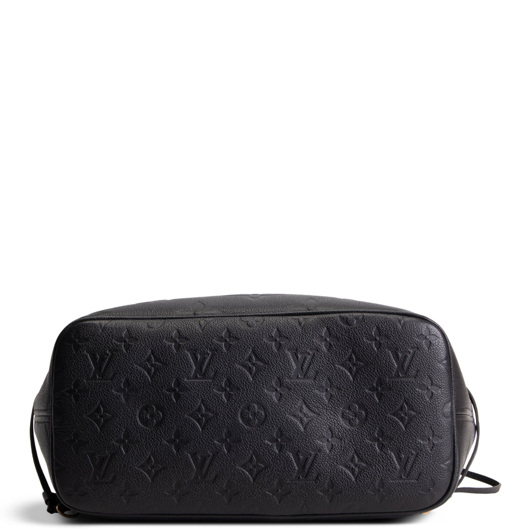 LOUIS VUITTON Monogram Giant Empreinte Neverfull w/ Pouch MM