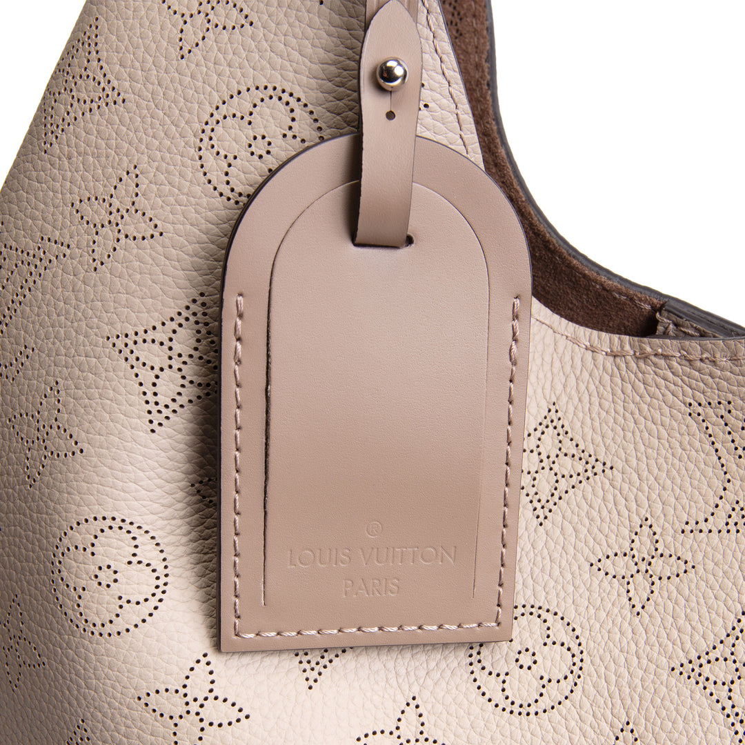LOUIS VUITTON Monogram Mahina Carmel Hobo - Turtledove