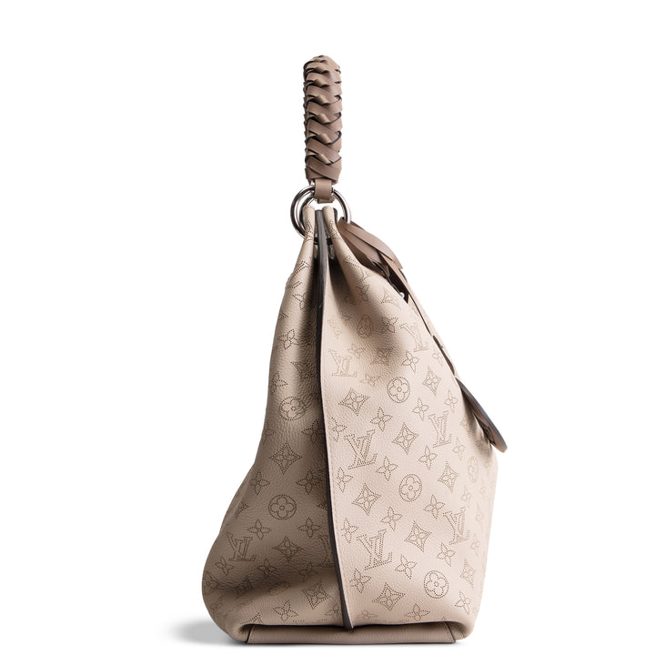 LOUIS VUITTON Monogram Mahina Carmel Hobo - Turtledove