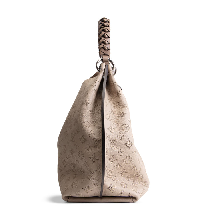 LOUIS VUITTON Monogram Mahina Carmel Hobo - Turtledove