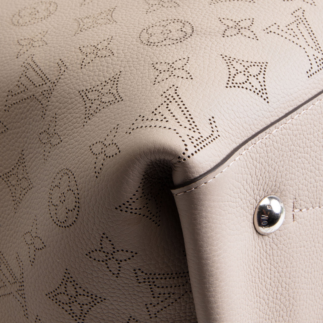 LOUIS VUITTON Monogram Mahina Carmel Hobo - Turtledove