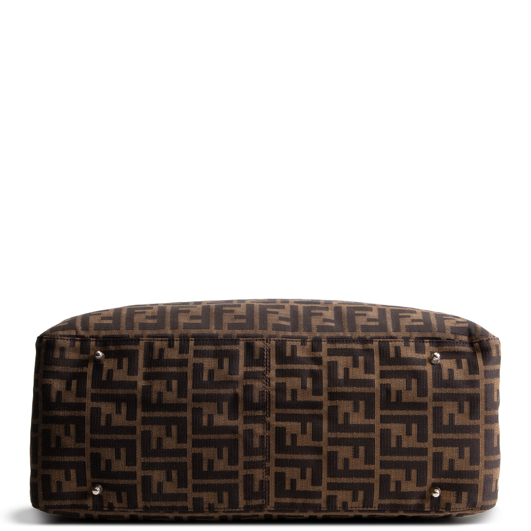 FENDI Zucca Top Handle Tote - Tobacco