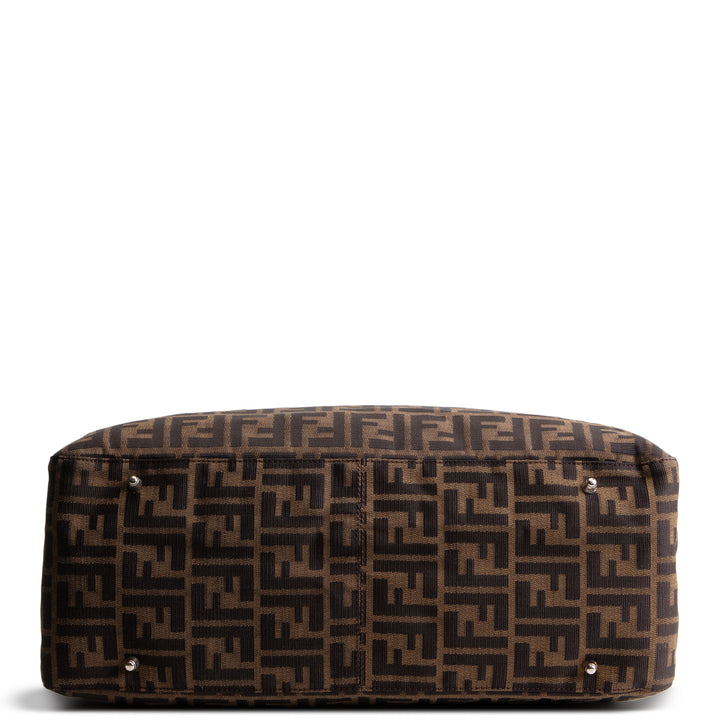 FENDI Zucca Top Handle Tote - Tobacco