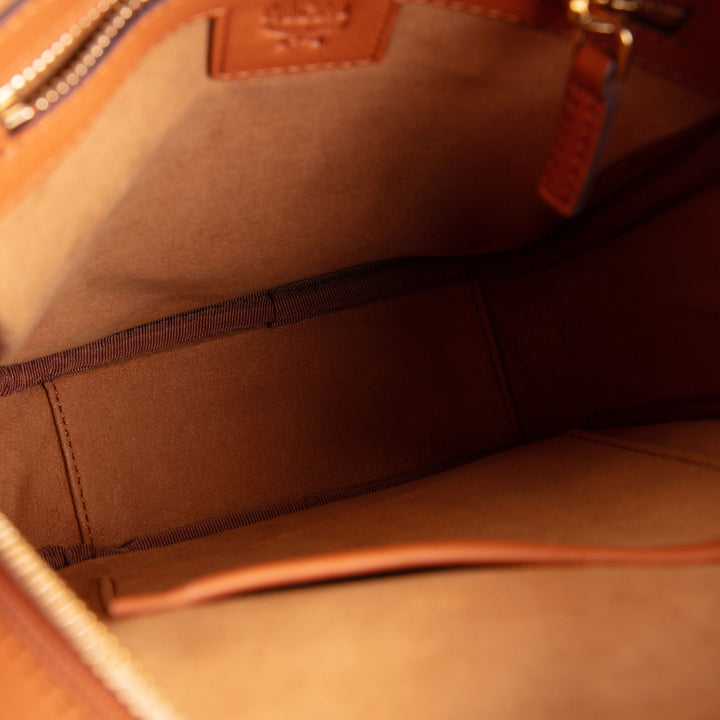 MCM Klassic Leather Heritage Logo Mini Crossbody