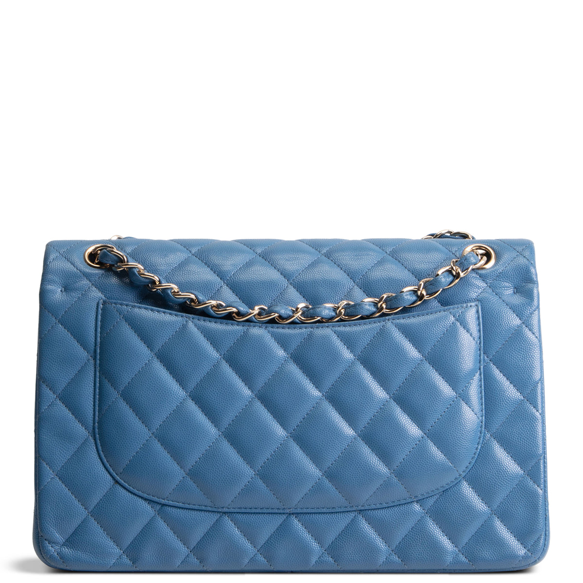 CHANEL Quilted Caviar Jumbo Double Flap