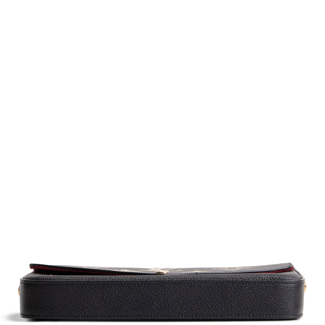 LOUIS VUITTON Giant Empreinte Felicie Pochette Bicolor - Black/Cream