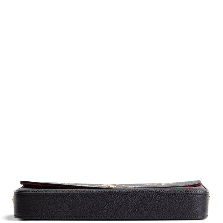 LOUIS VUITTON Giant Empreinte Felicie Pochette Bicolor - Black/Cream