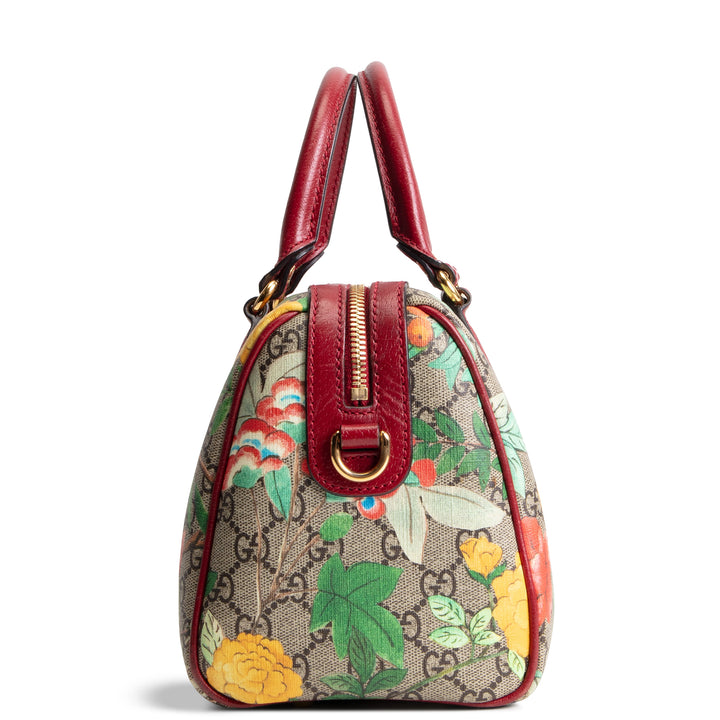 GUCCI GG Supreme Tian Small Boston - Multicolor Red