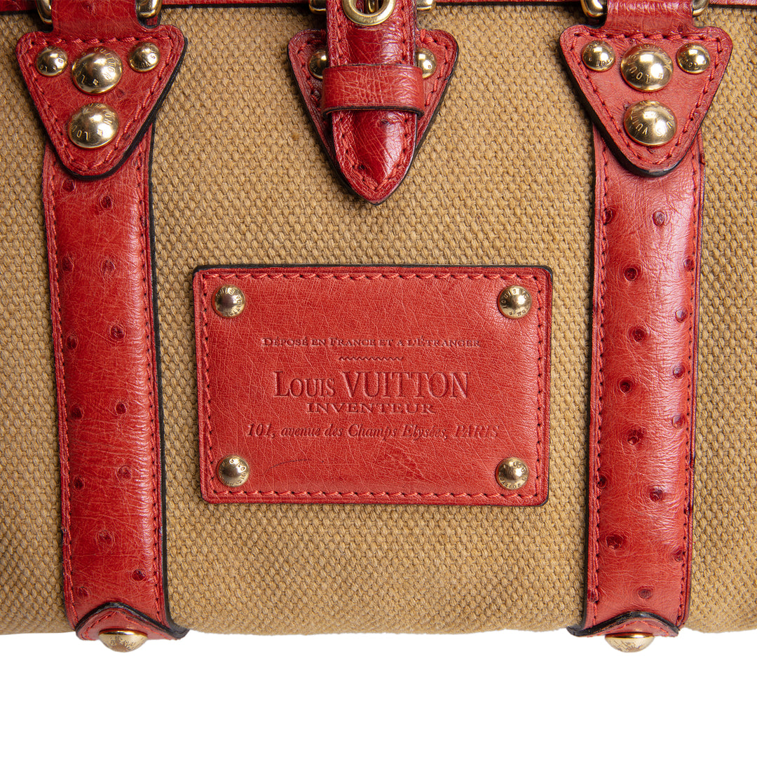 LOUIS VUITTON Ostrich Sac de Nuit Trianon
