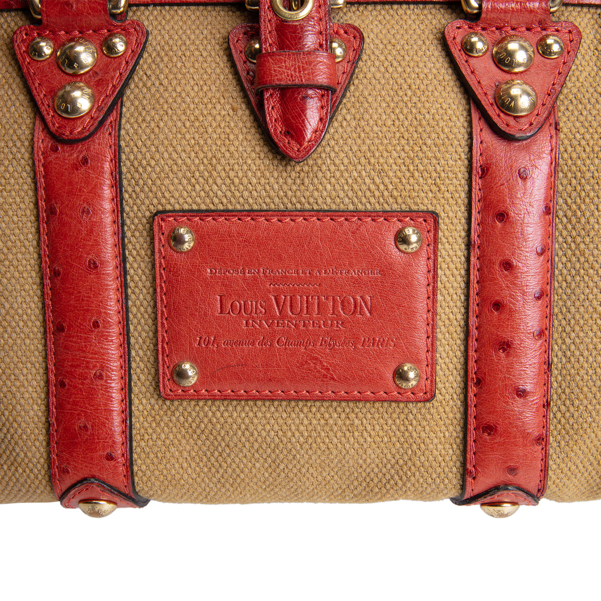 LOUIS VUITTON Ostrich Sac de Nuit Trianon