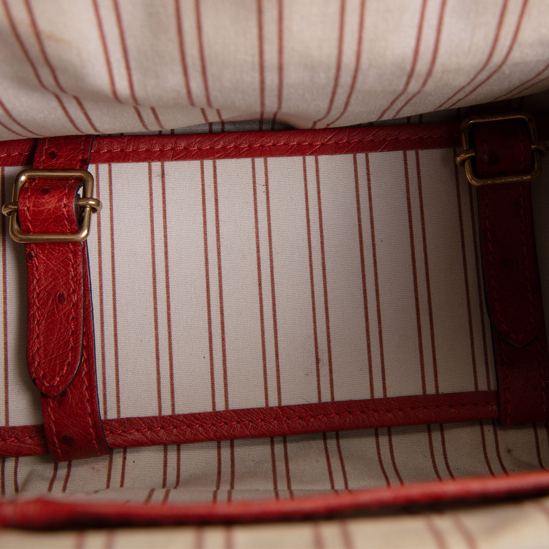 LOUIS VUITTON Ostrich Sac de Nuit Trianon