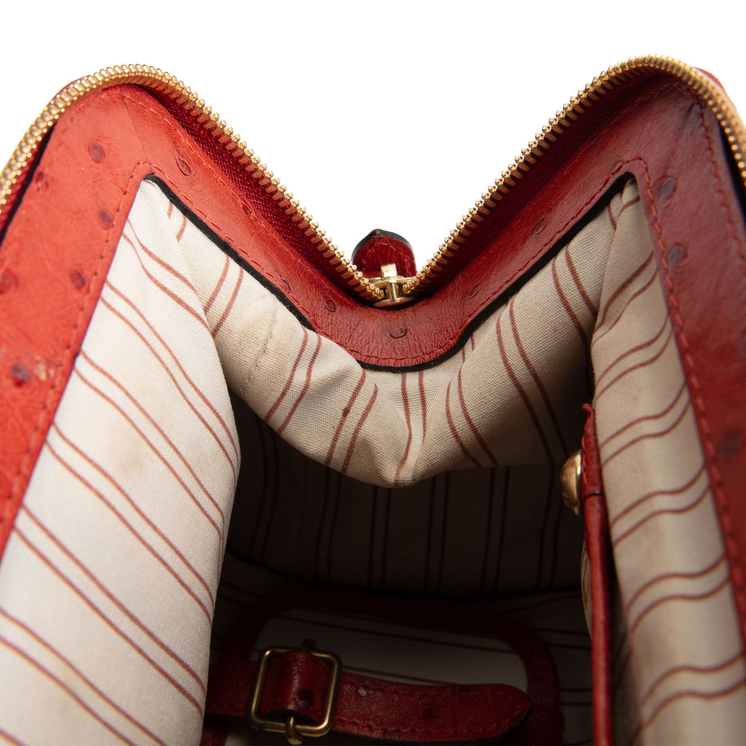 LOUIS VUITTON Ostrich Sac de Nuit Trianon
