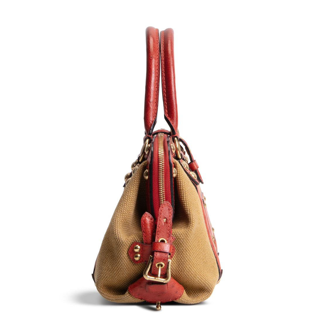 LOUIS VUITTON Ostrich Sac de Nuit Trianon